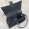 Balenciaga Hourglass S Rhinestone Black Bag