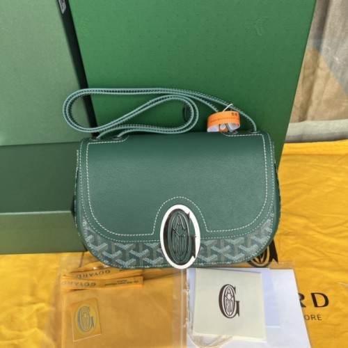 Goyard 233 Green Shoulder Hand Bag