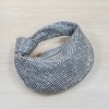 Bottega Veneta Silver Glitter Rhinestone Knot Handle Bag