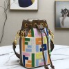 Fendi MON TRESOR multicolor leather bag