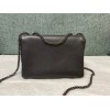 Valentino One Stud Mini All Black Leather Bag