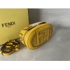 Fendi Yellow O'lock Mini Leather Camera Bag