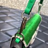 Valentino Garavani small Locò crystal embellished green bag