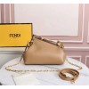 Fendi First Beige with nake skin handle 26cm