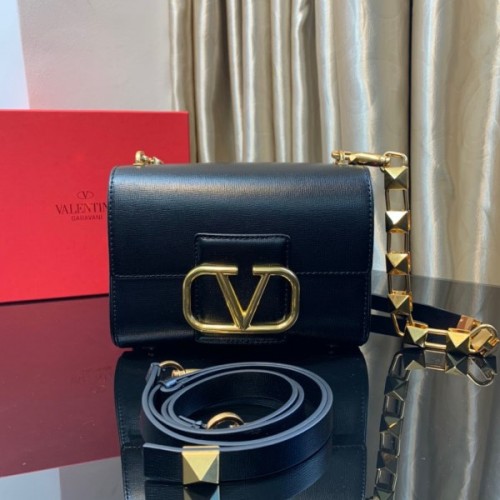 VALENTINO Garavani Stud Sign black bag