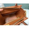Valentino Garavani One Stud Brown Leather Bag