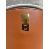 Celine 16 small smooth calfskin brown bucket bag