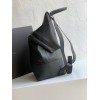 BOTTEGA VENETA black solf leather backpack