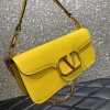 Valentino Garavani Locò yellow large bag