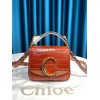 Chloe mini C bag in brown