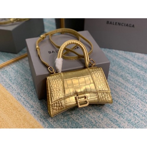 Balenciaga hourglass gold small bag