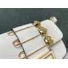 Fendi x Versace Baguette White Bag