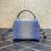 Valentino Vsling Krystal blue hand bag