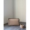 Fendi Baguette beige woven leather bag 29cm