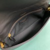 YSL becky black lampskin leather chain bag