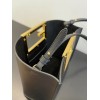 Fendi Way small leather tote black