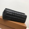 Burberry quilted black leather shoulder bag
