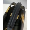 Fendi Medium Peekaboo Leather Black Bag