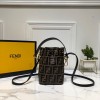 Fendi MON TRESOR Brown leather mini-bag