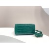 Fendi Peekaboo crocodile leather hand bag