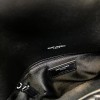 YSL LOULOU PUFFER MEDIUM BAG LAMBSKIN ALL BLACK