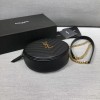 YSL Vinyle Camera Round Shoulder Bag