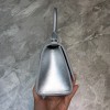 Balenciaga mini hourglass silver 19cm