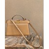 Fendi Peekaboo ISeeU Medium Beige East-West Tote Bag