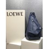 Loewe Anton grained calfskin backpack in blue