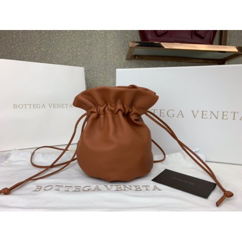 Bottega Veneta Nappa Leather Brown Bag