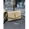 YSL uptown shoulder bag beige 19cm