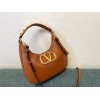 Valentino Garavani Brown VLogo Hobo Bag
