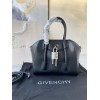 Givenchy Mini Antigona Lock Black Leather Bag