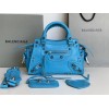 Balenciaga blue cagole XS handle bag