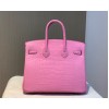 Hermes birkin sweet pink crocodile 25/30cm