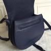 Chloe marcie medium / small blue saddle bag