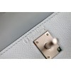 Hermes Kelly Mini White Blue Leather