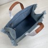 Fendi tote denim bag