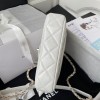 Chanel mini flap bag new white AS2892