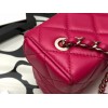 Chanel Lambskin Small Dinner Pink Bag AS2877