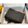Chanel Le Boy Caviar Black Hardware 28cm Bag