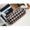 Chanel 19 Tweed Flap Bag Nude Pink 26cm