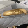 Chanel 22B Mini CF handle gray bag