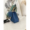 Chanel CF flapbag denim 24k gold hardware large bag