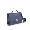 Chanel SHOULDER BAG Calfskin Blue
