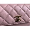 Chanel Business Affinity Pink Caviar Leather Bag