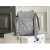 Chanel grey calfskin backpack