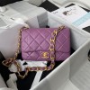 Chanel flapbag calfskin violet 2020SS