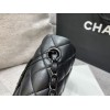 Chanel flap bag all black small size 20