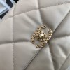 Chanel 19 Flap Large Bag Beige